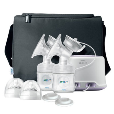 Avent SCF334/12 Comfort Double Electric Breast Pump, 1 ea