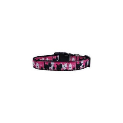 Ahi Plaid Pups Nylon Ribbon Collars Medium