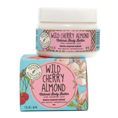 Olivina Natural Body Butter, Wild Cherry Almond, 4 fl oz