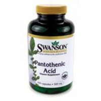 Swanson Pantothenic Acid (Vitamin B-5) 500 mg 250 Caps