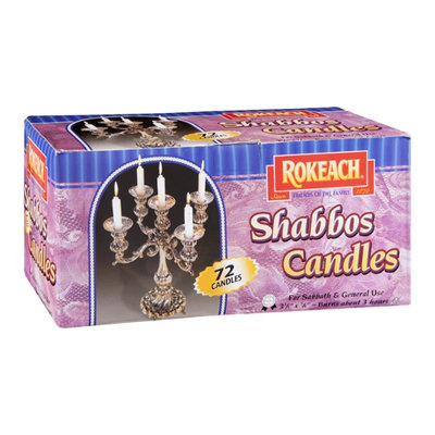 Rokeach Candles Shabbos - 72 CT