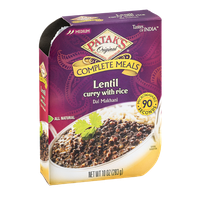 Patak's Tastes Of India Complete Meals Lentil Curry With Rice Dal Makhani Medium
