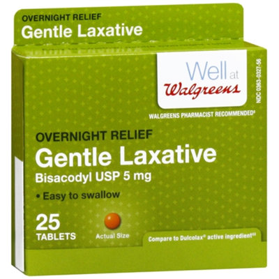 Walgreens Gentle Laxative Tablets, 25 ea