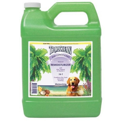 TropiClean Natural Kiwi Small Pet Conditioner, 1-Gallon