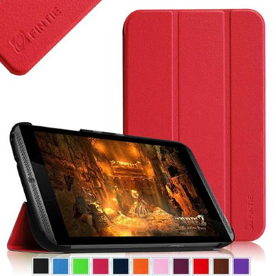 NVIDIA Shield Tablet Cover - Fintie SmartShell Ultra Slim Lightweight Stand Case (Auto Wake/Sleep), Red