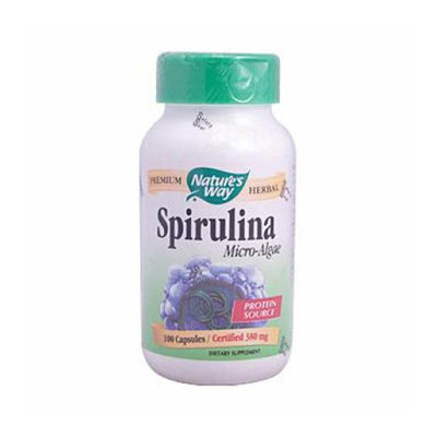 Natures Way 153288 Spirulina Micro-Algae - 100 Capsules