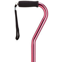 Harvy Ladies Adjustable Center Balance Offset Cane Rose -Affordable Gift! Item #DHAR-9051022