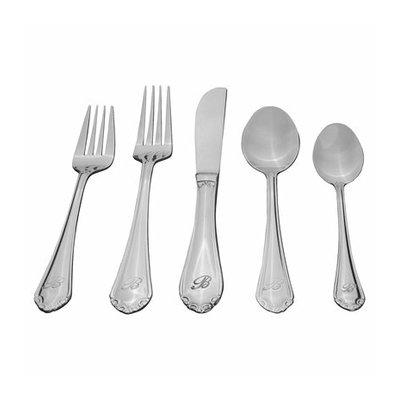 Sourcing Solutions 46 Pc Royalty Personalized Flatware - Letter Y