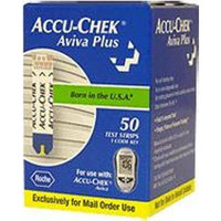 ACCU-CHEK Aviva Plus Mail Order Test Strips 50-Count Box