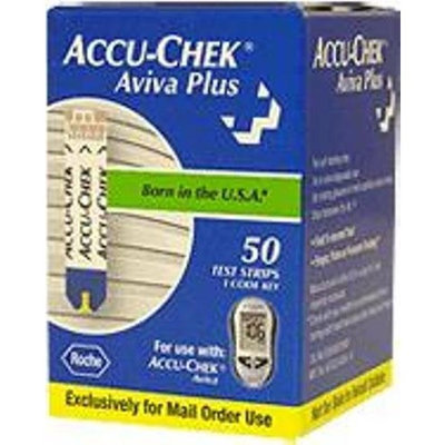 ACCU-CHEK Aviva Plus Mail Order Test Strips 50-Count Box