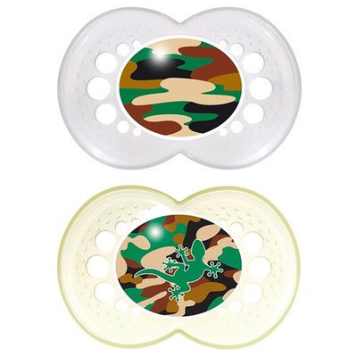 Mam Baby MAM BPA Free 16+ Months 2 Pack Camo Pacifier - Neutral
