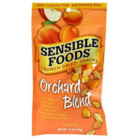 Sensible Foods Crunch Dried Snacks, Orchard Blend, 0.75-Ounce Pouches (Pack of 12)