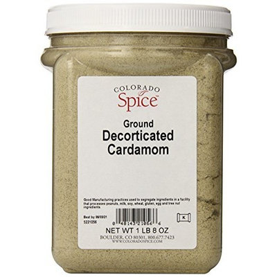 Colorado Spice Cardamom, Ground Decorticated, 24 Ounce Jar