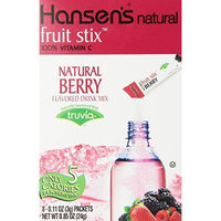Hansen's Natural Berry Fruit Stix, 8 Packets (Pack of 6)