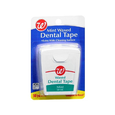 Walgreens Mint Waxed Dental Tape