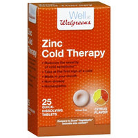 Walgreens Zinc Cold Therapy Quick Dissolving Tablets