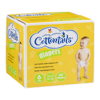 Ahold Cottontails Diapers 6 Size (35+ lb) - 60 CT