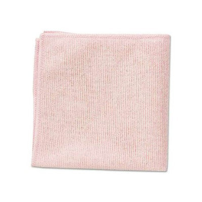 RCP1820581 - Rubbermaid Commercial Microfiber Cleaning Cloths; 12 x 12; Red; 24/Pack