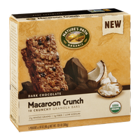 Nature's Path Organic Dark Chocolate Granola Bars Macaroon Crunch - 10 CT