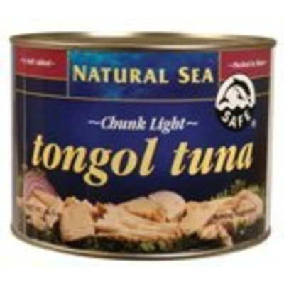 Natural Sea Chunk Light Tongol Tuna, No Salt Added, 66.5 Ounce