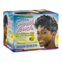 Luster Pink Smooth Touch Extra Virgin Olive Oil No-Lye Relaxer Super