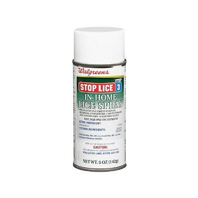 Walgreens Stop Lice In-Home Lice Spray Step 3
