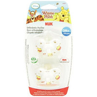 NUK Disney Combo Pack Winnie the Pooh Orthodontic Silicone Pacifier and Pacifier Clip, 0-6 Months (Discontinued by Manufacturer)