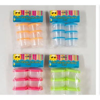 Regent Products 1 Pack of 6 Mini Baby Food Storage Containers Colors of Covers May Vary G41195s Vary
