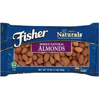 Fisher Almonds, Whole, 16-Ounce Packages (Pack of 2)