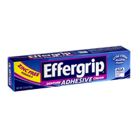 Effergrip Denture Adhesive Cream Zinc Free Formula