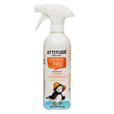 Attitude Little Ones Laundry Stain Remover Concentrated, Fragrance Free, 16 fl. Oz