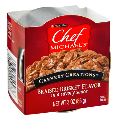 Purina Chef Michaels Carvery Creations Braised Brisket Flavor Dog Food