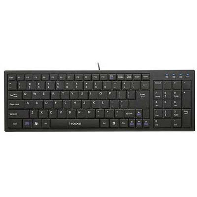 I-Rocks KR-6421-BK - Wired Slim Keyboard - Black