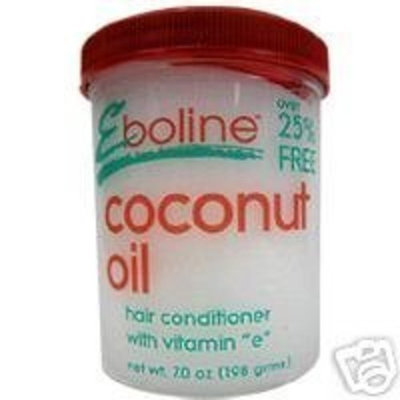 EBONEEN PRODUCTS Eboline coconut oil hair conditioner with vitamin E - 7 oz