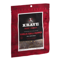 Krave Beef Jerky Garlic Chili Pepper