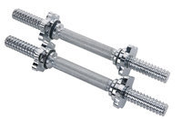 Sunny Health & Fitness 14 in. Chrome Dumbbell Bar