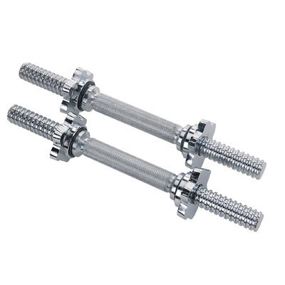 Sunny Health & Fitness 14 in. Chrome Dumbbell Bar