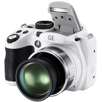 GE Refurbished White X600-WH Digital Camera with 14.4 Megapixels and 26x Optical Zoom