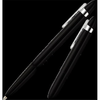 Fisher Space Bullet Space Pen with Chrome Clip Black