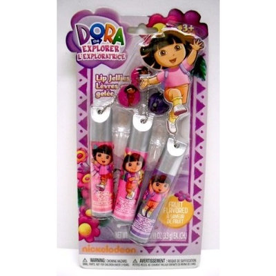 Townley Inc Dora the Explorer Fruit Flavored Lip Jellies Trio