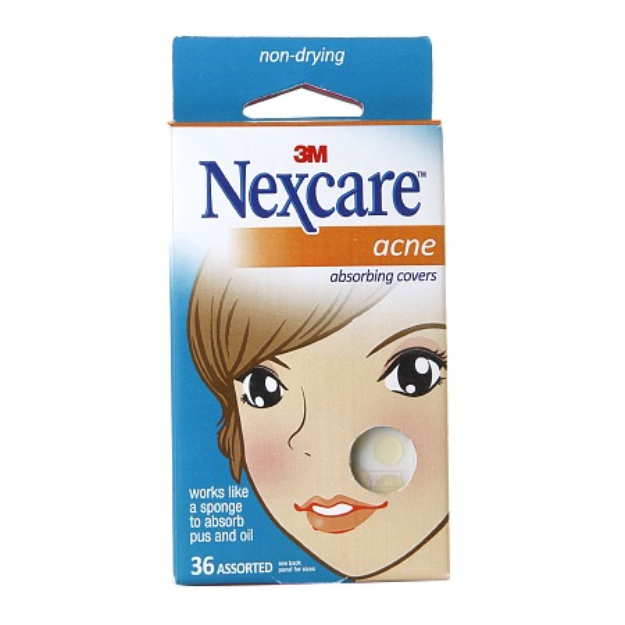 Nexcare Acne Absorbing Covers, Assorted, 20 ea