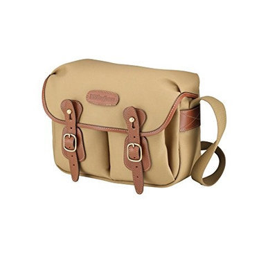 Billingham Hadley Small Camera Or Document Shoulder Bag Canvas With Tan Leather Trim And Brass Fittings Khaki HEC0GAFWT-1608