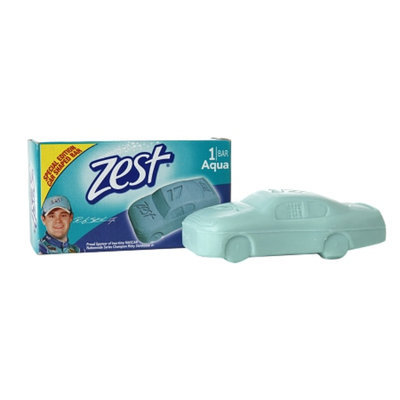 Zest Bar Soap Special Edition Car Shaped Aqua