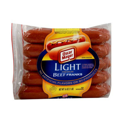 Oscar Mayer Light Beef Frank 16 oz
