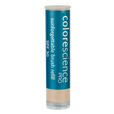 Colorescience SPF 30 Brush Refill Sunforgettable Mineral Powder Sun Protection, Fair, 1 ea