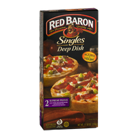 Red Baron Singles Deep Dish Supreme Pizzas - 2 CT