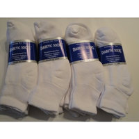 Factory Fresh Diabetic low cut white golf style Socks Ladies 9-11 sock size 1 dozen Pairs