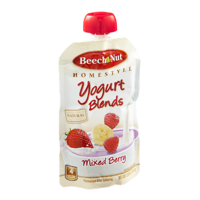Beech-Nut® Homestyle Stage 4 Yogurt Blends Mixed Berry