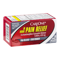 CareOne Pain Relief 650mg Caplets - 50 CT