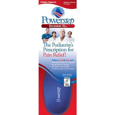 Powerstep Original Full Length Orthotic Insoles FL-C (M6-6.5 US/W8-8.5 US)